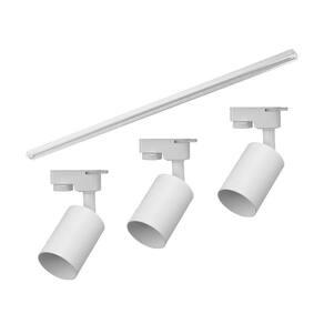 Kit Trilho Taschibra Com 3 Spot Track Mr16 Gu10 Bivolt Branco