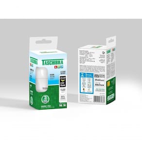 Lâmpada Led Bolinha Tkl 4,9w Taschibra E27 Bivolt 6500k Luz Fria