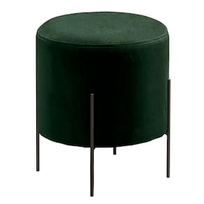 Puff Banqueta Veludo Odim Luxo Castellar Móbile Verde