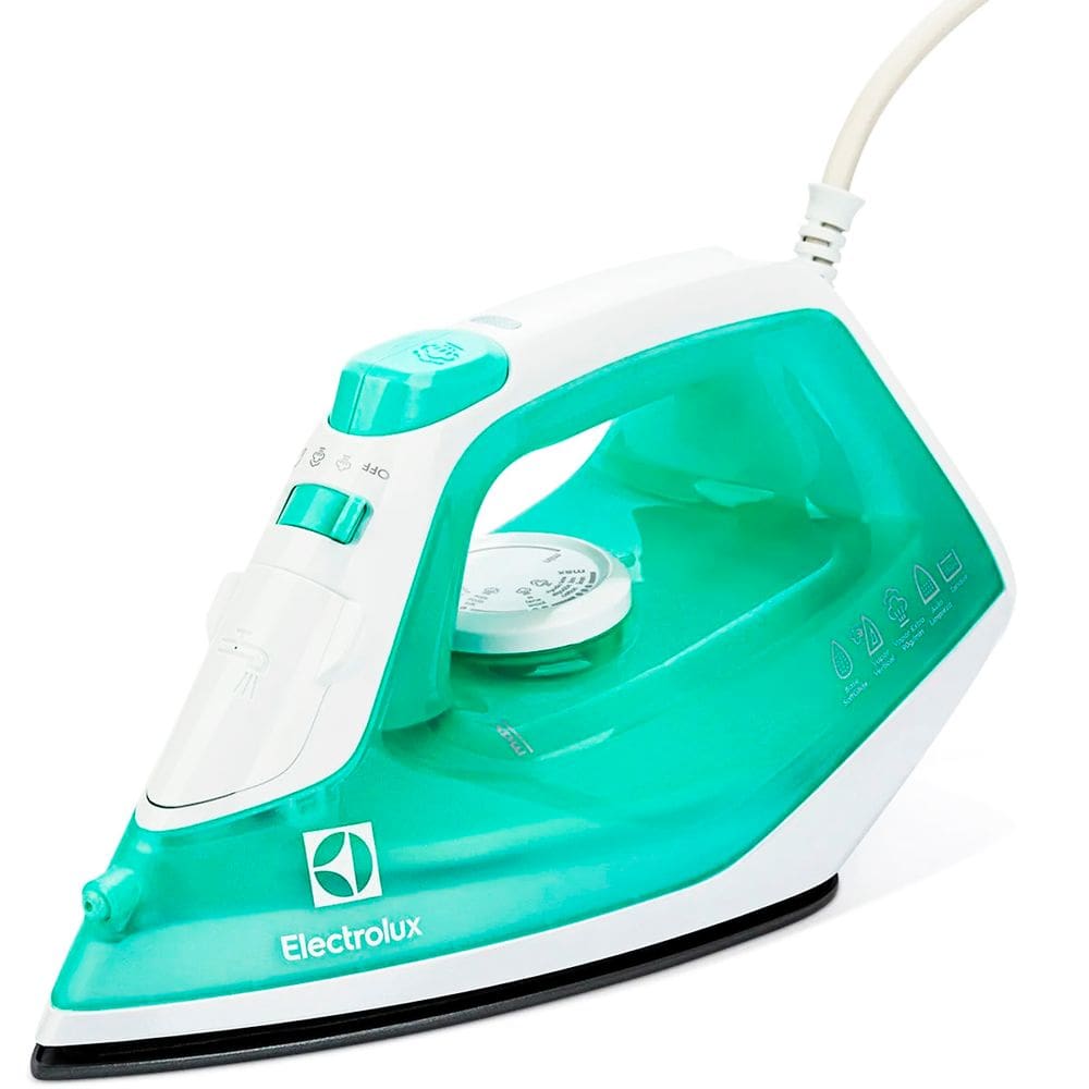 Ferro A Vapor E A Seco Electrolux Easyline Sie70 Verde