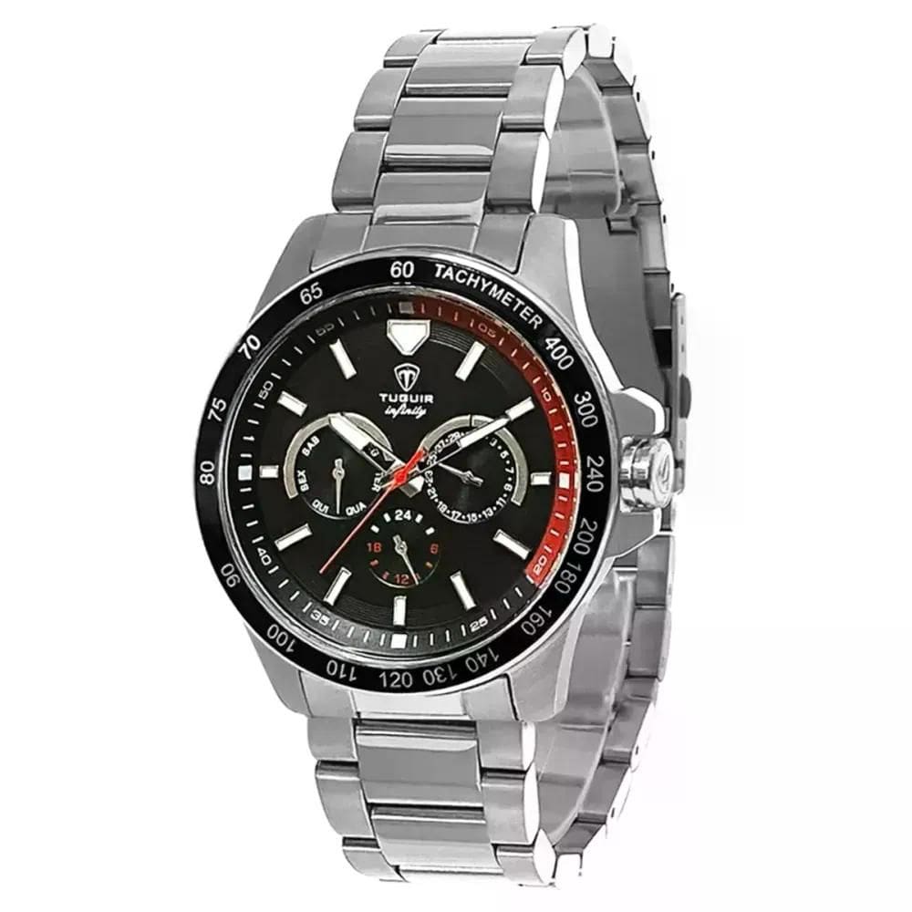 Relógio Masculino Tuguir Infinity Prata TGI37023