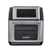 Fritadeira Forno Airfryer Black+Decker Oven AFO12G 5 em 1 Gourmand Gris 12L 1500W - Inox