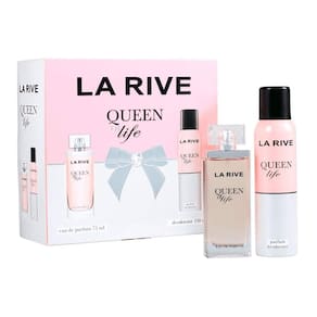 Kit Perfume Queen Of Life La Rive EDP Feminino 75ml + Desodorante 150ml