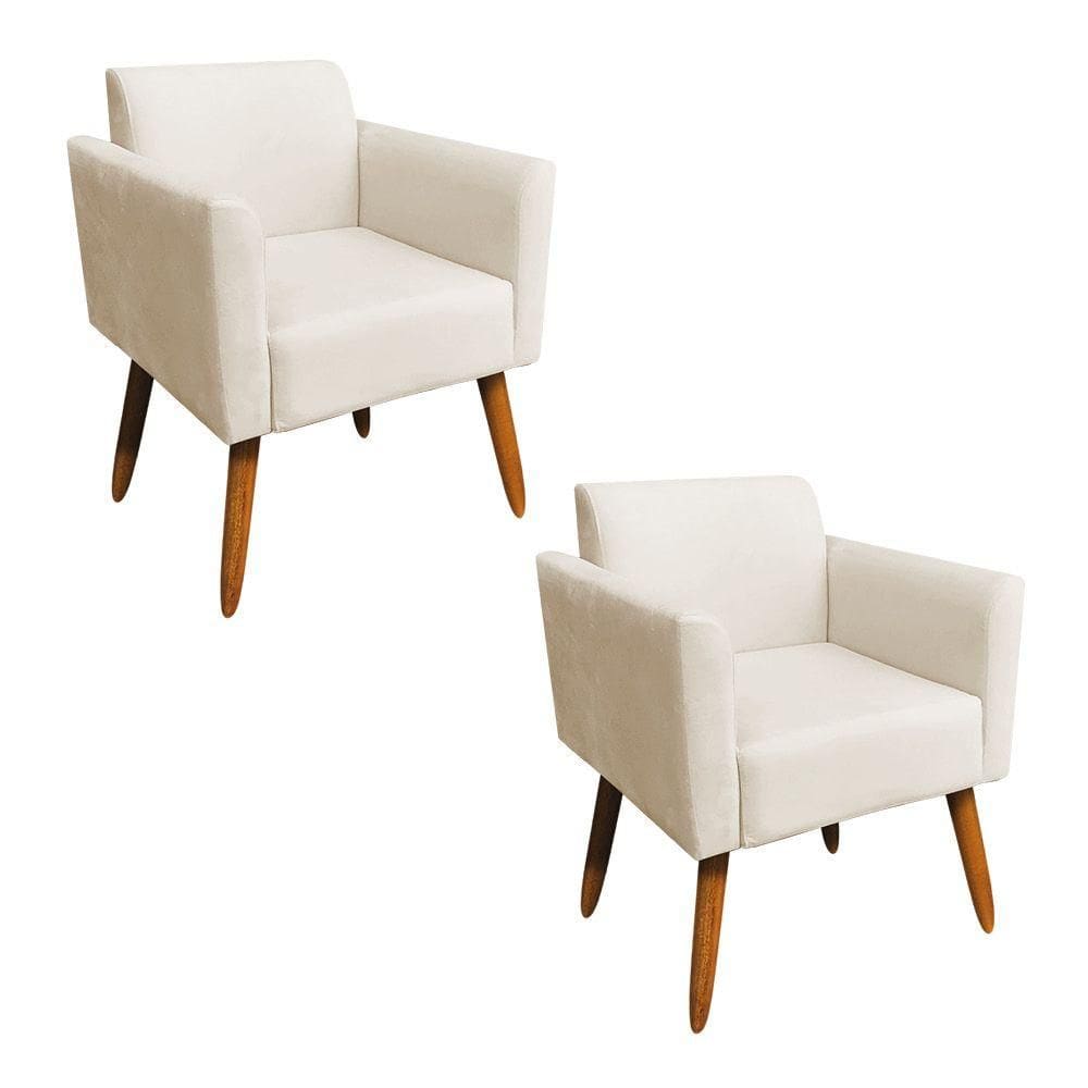 Kit 02 Poltronas Marisa Bege