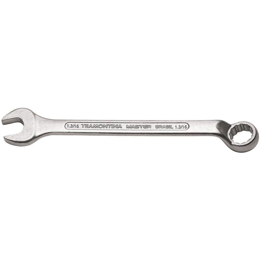 Chave Combinada 1.3-16pol Pescoço Tramontina Master Corpo Forjado Aço Especial Cromado Tramontina