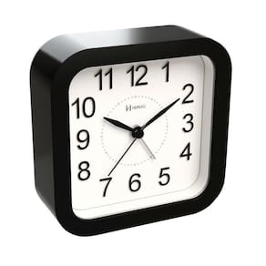 Relógio Despertador Quartz Herweg Silencioso Luz 2644 Preto - Preto