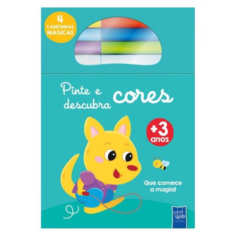 Pinte E Descubra Cores: Canguru