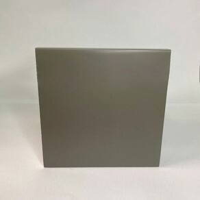 Kit com 10 Barras Rodapé de Poliestireno 10cm X 15mm Frisado Color 24m Cinza Escuro