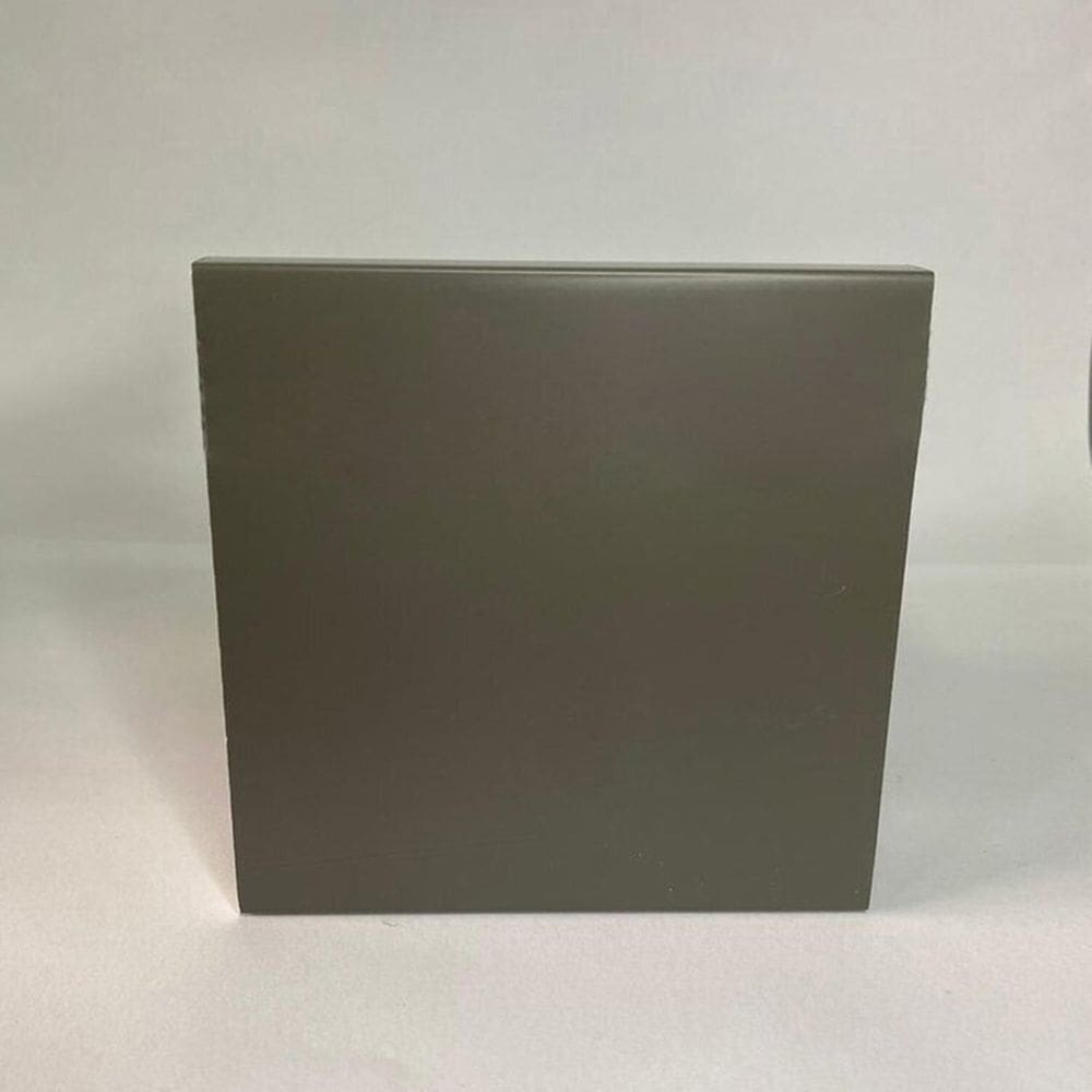 Kit com 3 Barras Rodapé de Poliestireno 10cm X 15mm Frisado Color 7,2m Cinza Escuro