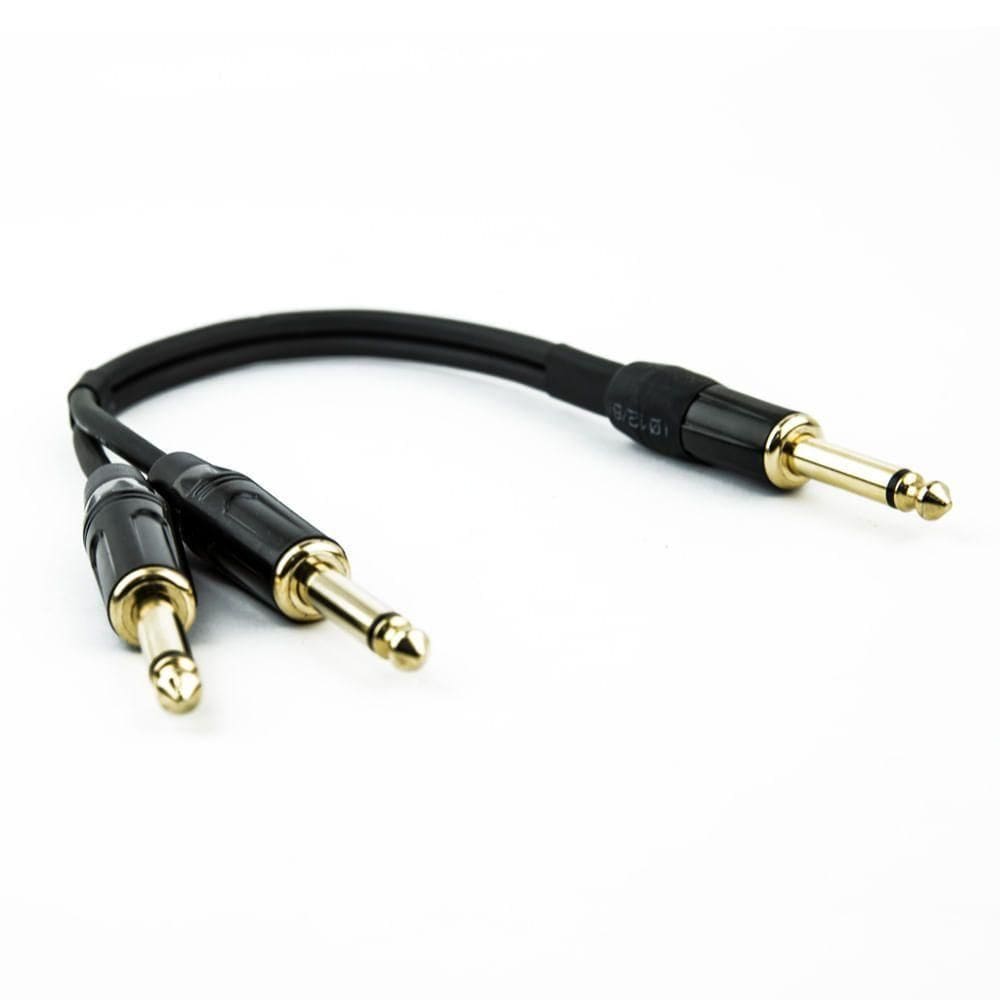 Cabo P10 Mono Para 2 P10 Mono - 50 Cm