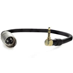 Cabo Adaptador P2 Estereo 90 Graus Para Xlr Macho - 20 Cm