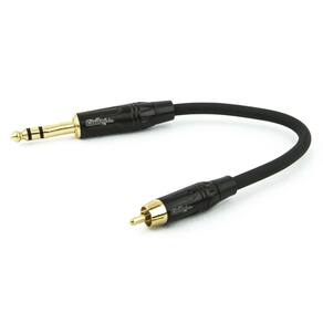 Cabo Adaptador Rca Para P10 Profissional Estereo - 50 Cm