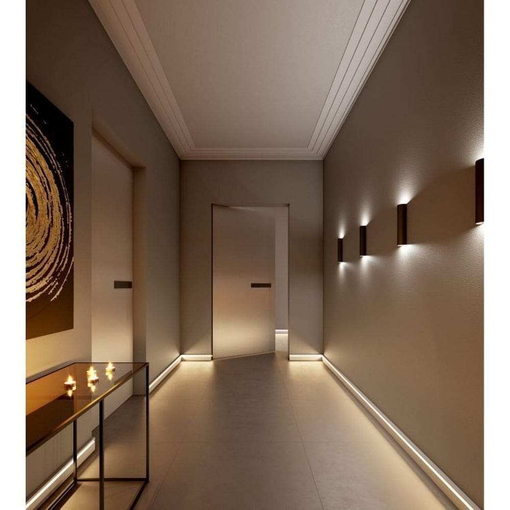 Kit com 30 Barras Moldura de Teto Rodateto de Poliestireno M10 Metro Linear 60m Branco