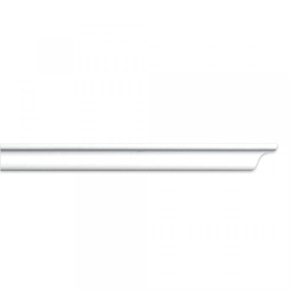 Kit com 3 Barras Roda Teto Perfil de Poliestireno D25 Homestar 6m Branco