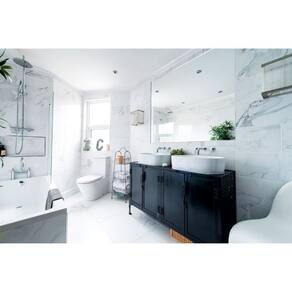 Kit com 30 Barras Moldura de Teto Rodateto de Poliestireno M6 Metro Linear 60m Branco