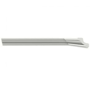 Kit com 3 Barras Roda Teto Perfil de Poliestireno Jo Homestar 6m Branco