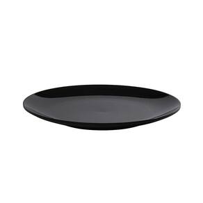 Prato Elegance Redondo 30cm Preto Em Policarbonato Linha Profissional Cook Vem