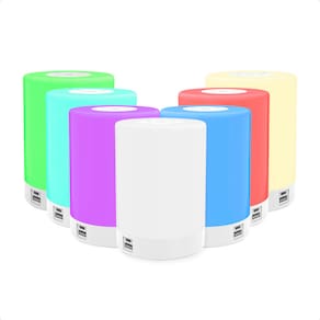 Luminária De Mesa Taschibra Atmosphere RGB Led USB Recarregável
