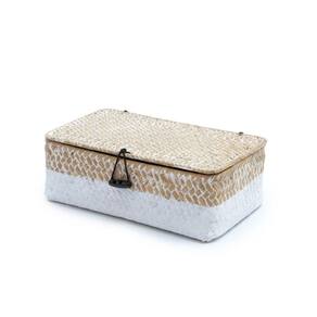 Caixa Organizadora De Seagrass 24Cm - Oikos