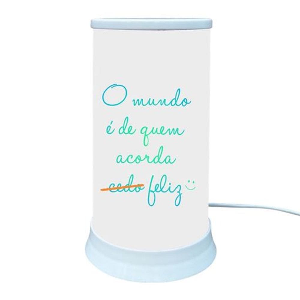 Luminária de Mesa Hug Acorda Feliz