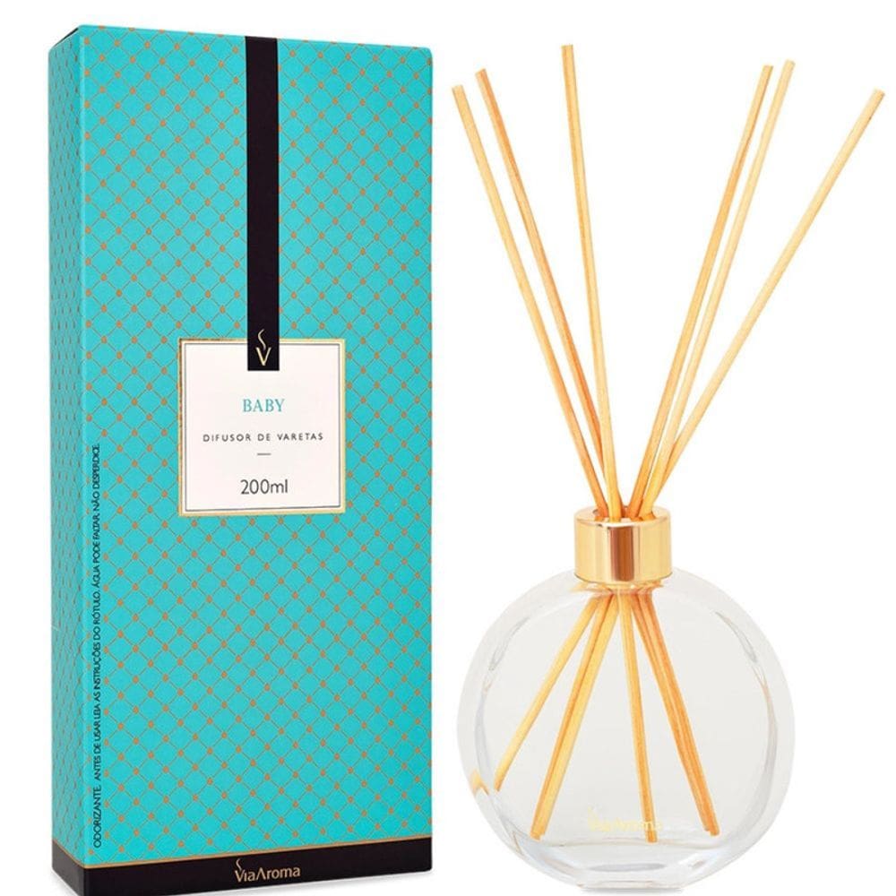 Difusor de Varetas Baby Via Aroma - 200ml