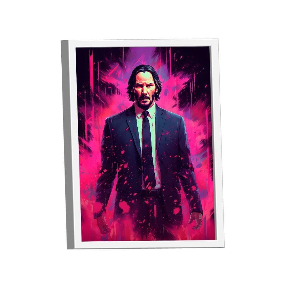 Quadro John Wick Purple -- Br Artes