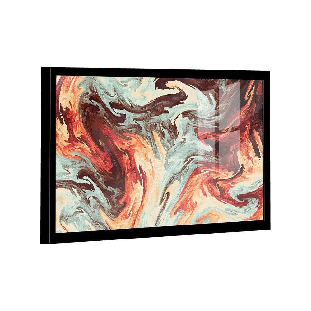 Quadro Lava Abstrata -- Br Artes