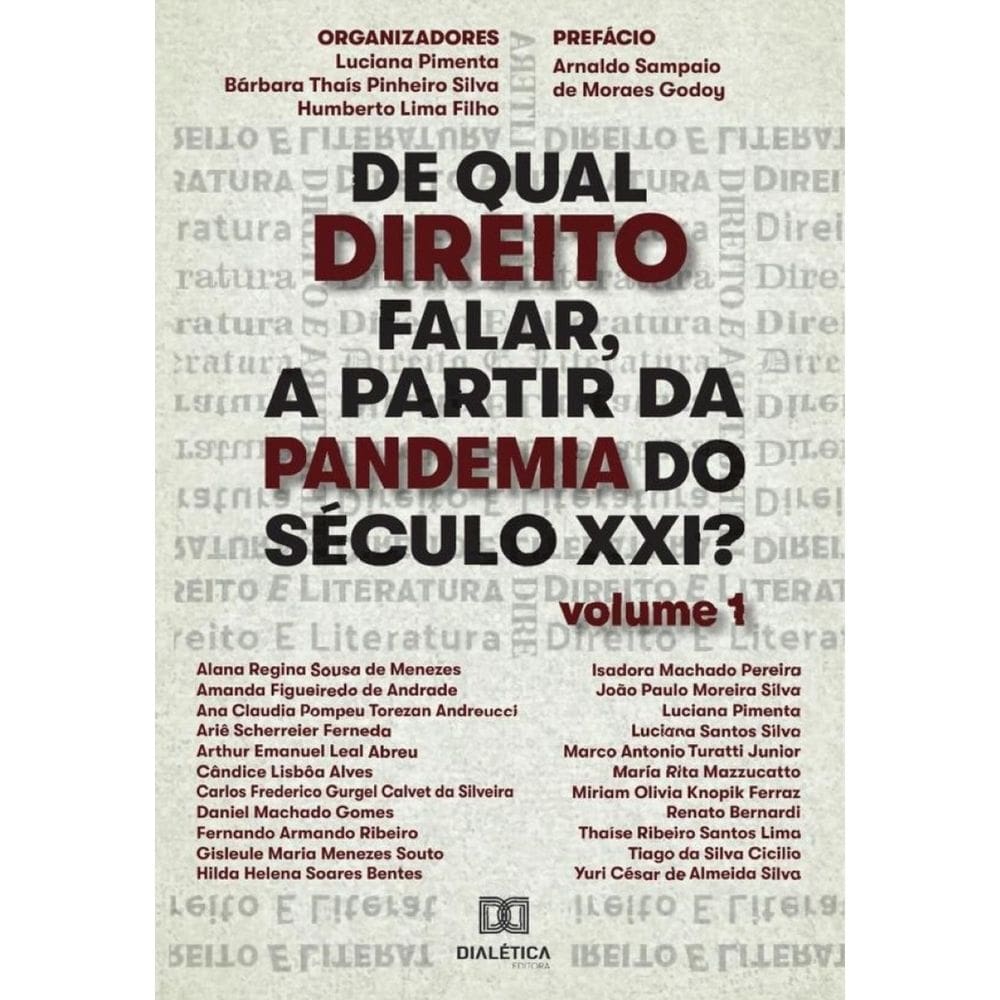 De qual direito falar, a partir da pandemia do século XXI? (Volume 1)-Português
