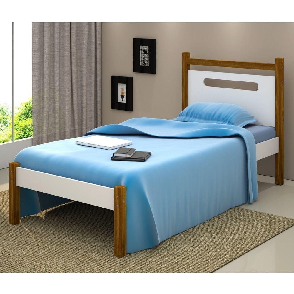 Cama Solteiro Helo Com Colchão