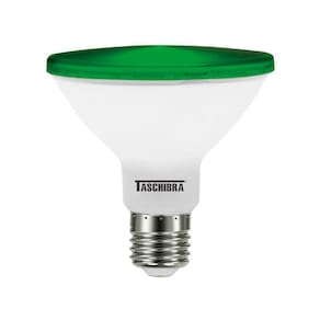 Lâmpada Led Taschibra Par 30 E27 Ip65 Verde Bivolt