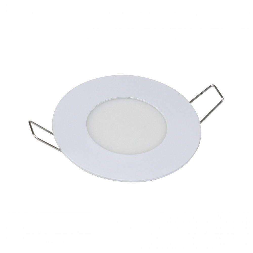Painel De Led Redondo Embutir 6w Bivolt Taschibra 6500k Luz Fria