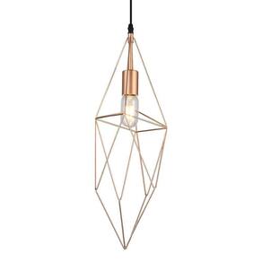 Lustre Pendente Taschibra Aramado Península Cobre E27 Bivolt