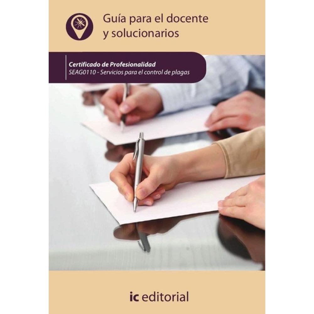 Servicios para el control de plagas. SEAG0110 - Guía para el docente y solucionarios - Espanhol