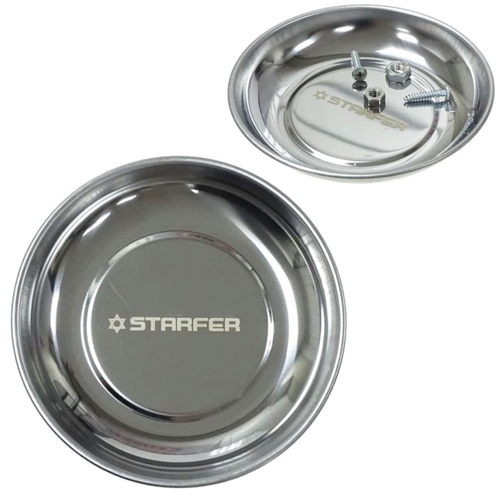 Bandeja Magnética Circular 148mm Prato Suporte Organização de Ferramentas Imantada - Starfer