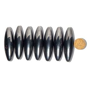 10 Massageador Bastão Hematita Imantada Pedra Natural 60mm