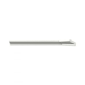Kit com 3 Barras Roda Teto Perfil de Poliestireno S35 Homestar 6m Branco