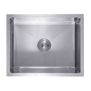 Cuba Inox Industrial Para Cozinha Escovado 54x54x28cm