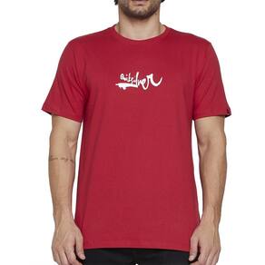 Camiseta Quiksilver Impaired Logo DNA S25 Masculina Vermelho