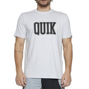 Camiseta Quiksilver Griff Quik SM25 Masculina Cinza Claro