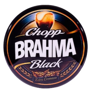 Luminoso de Parede Cerveja Brahma Chopp Black Retrô Vintage Bar,garagem,churrasqueira,espaço Gourmet