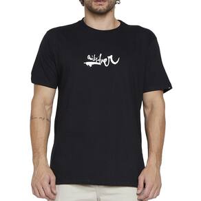 Camiseta Quiksilver Impaired Logo DNA SM25 Masculina Preto