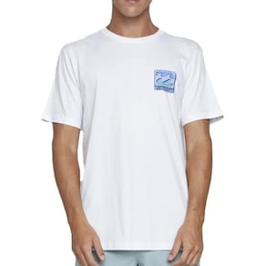 Camiseta Billabong Crayon Wave SM25 Masculina Branco