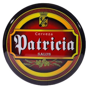 Luminoso de Parede Cerveja Patricia Retrô Vintage para Bar, Garagem, Churrasqueira, Espaço Gourmet