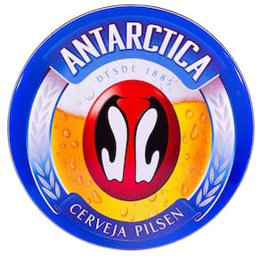 Luminoso de Parede Cerveja Antarctica Retrô Vintage para Bar, Garagem, Churrasqueira, Espaço Gourmet