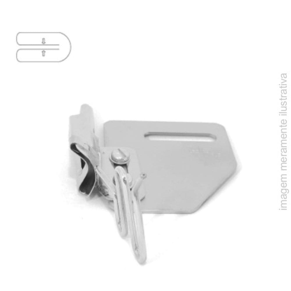 Aparelho Reta Industrial Virar Rolete, Rolote Entrada De Tecido 20Mm - Nacional