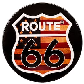 Luminoso de Parede Route 66 Usa Retrô Vintage para Bar, Garagem, Churrasqueira, Espaço Gourmet