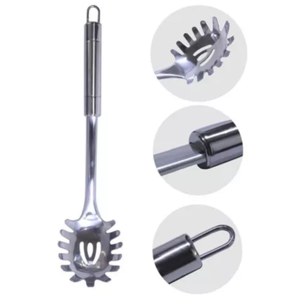 Kit 10 Colher Para Espagueti Inox Sf 29 Cm Uas058 Brasiterm