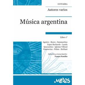 BA12397 - Música argentina - Libro 1 - Espanhol