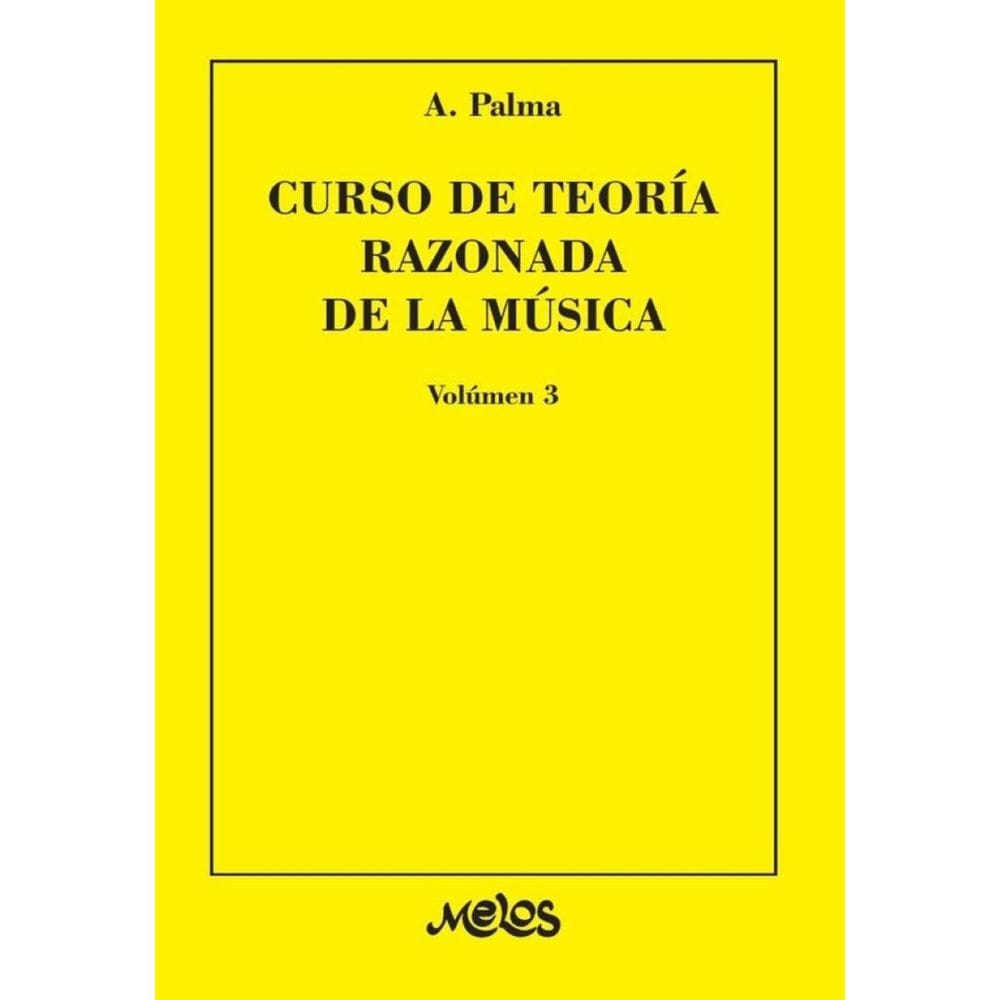 BA7363 - Curso de teoría razonada de la música - Volumen 3 - Espanhol