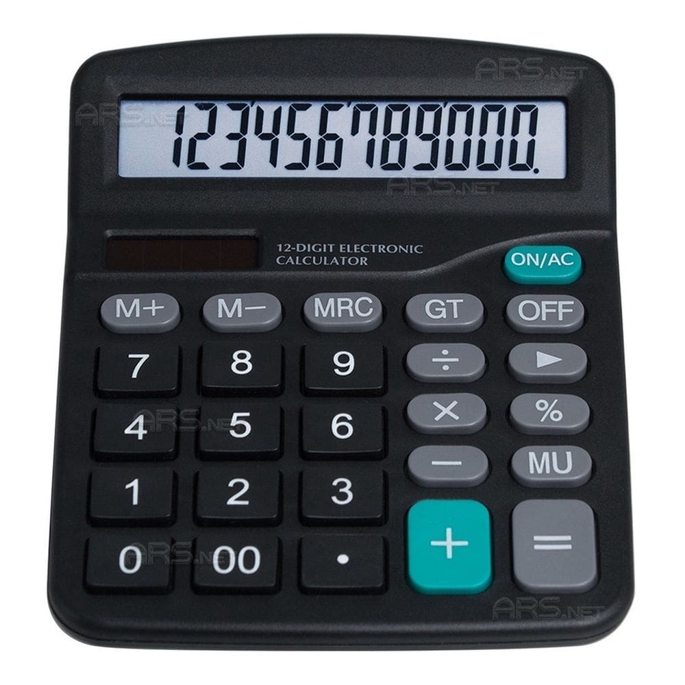 Calculadora De Mesa Comercial Escritório Display 12 Digitos